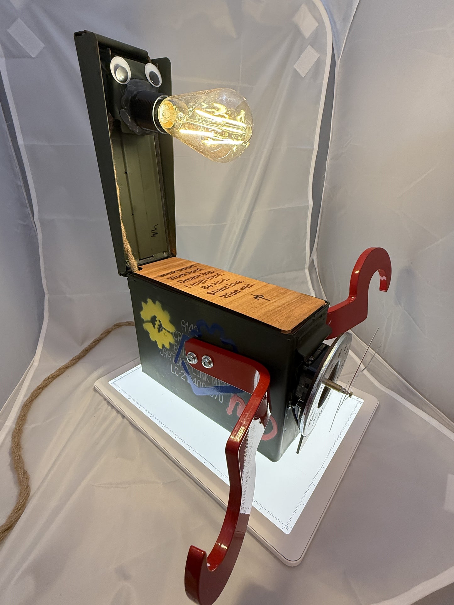 Mr. Ammo Can (Light+Clock)