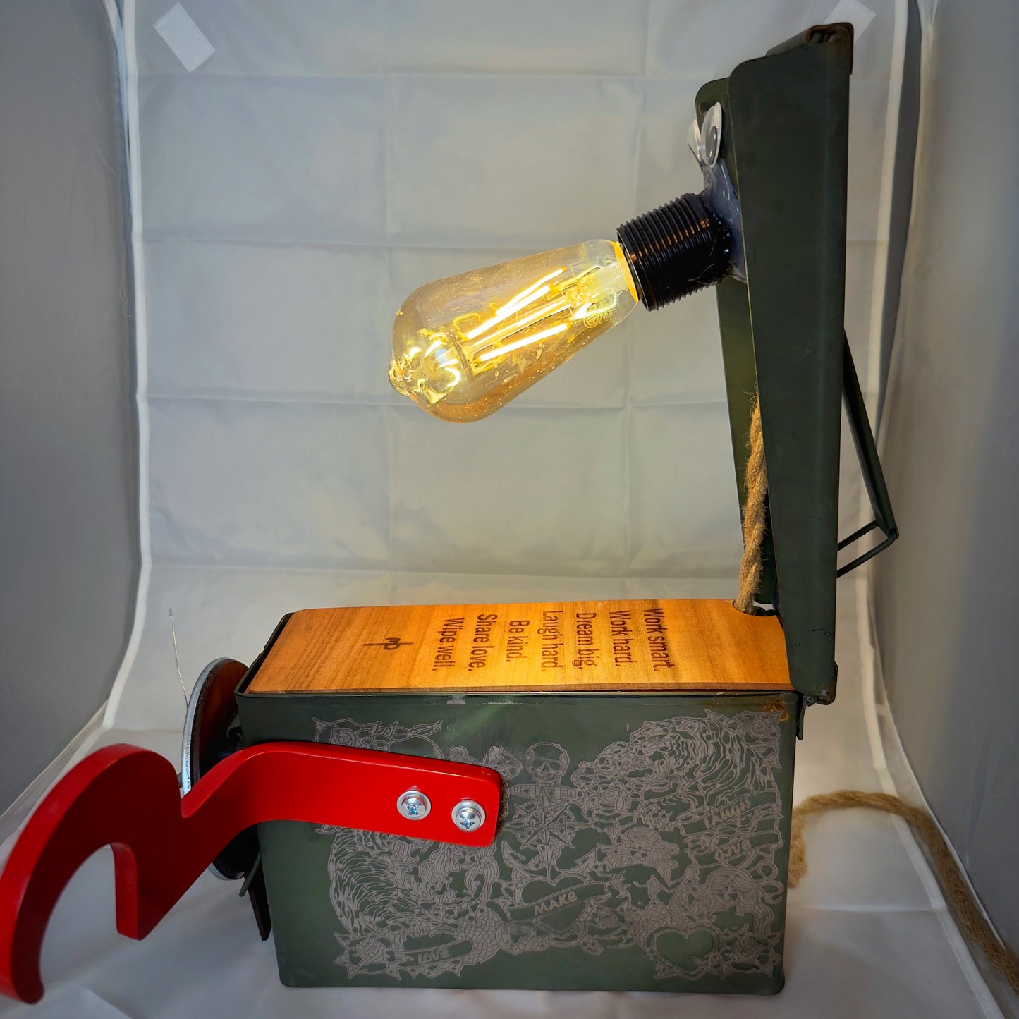 Mr. Ammo Can (Light+Clock)